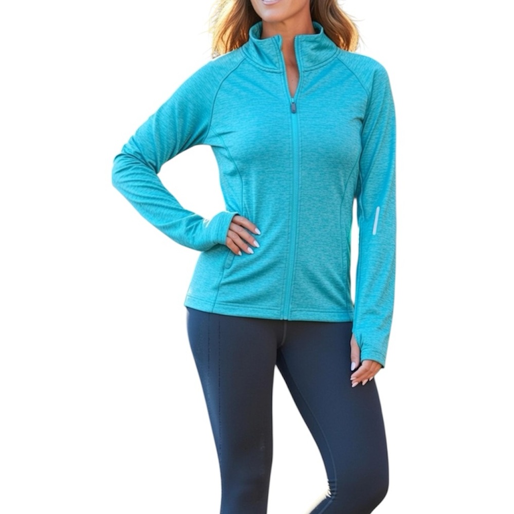 MONDETTA Soft Shell Green Warm-Up Jacket